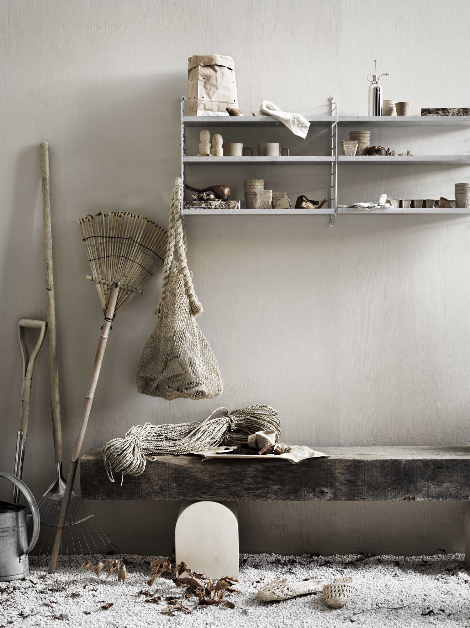 String Outdoor hylleplate