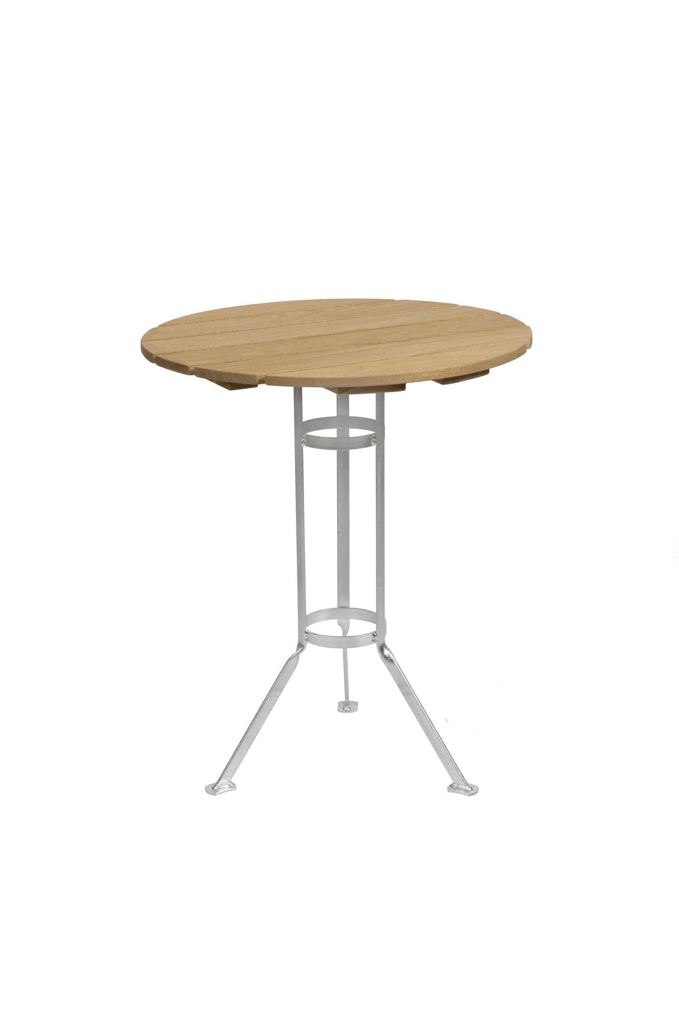Grythyttan Stålmöbler Bryggeri bord Oljert eik/galvanisert stål 60 cm