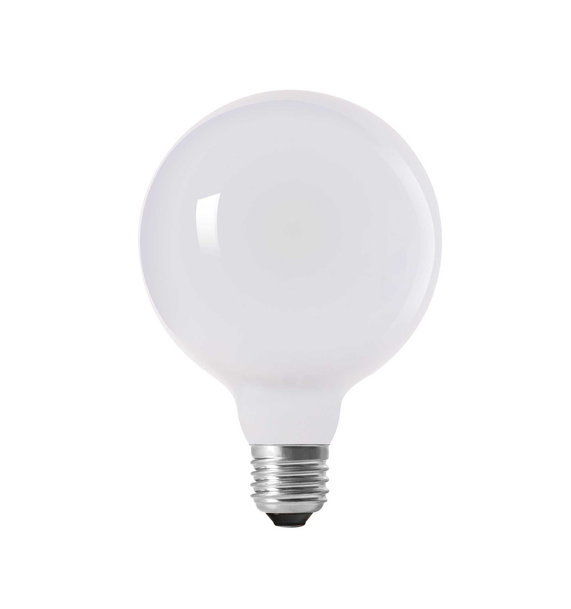 PR Home LED-pære E27 3-trins Opal hvid 125mm 7W