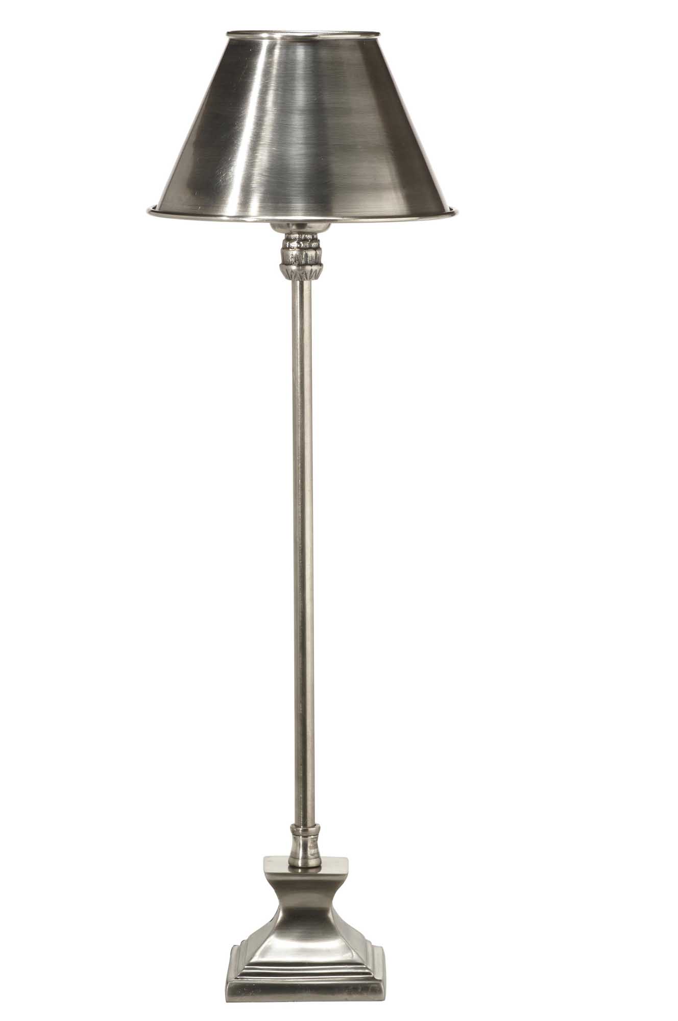 PR Home Lili bordlampe Sølv/metallskjerm 61 cm