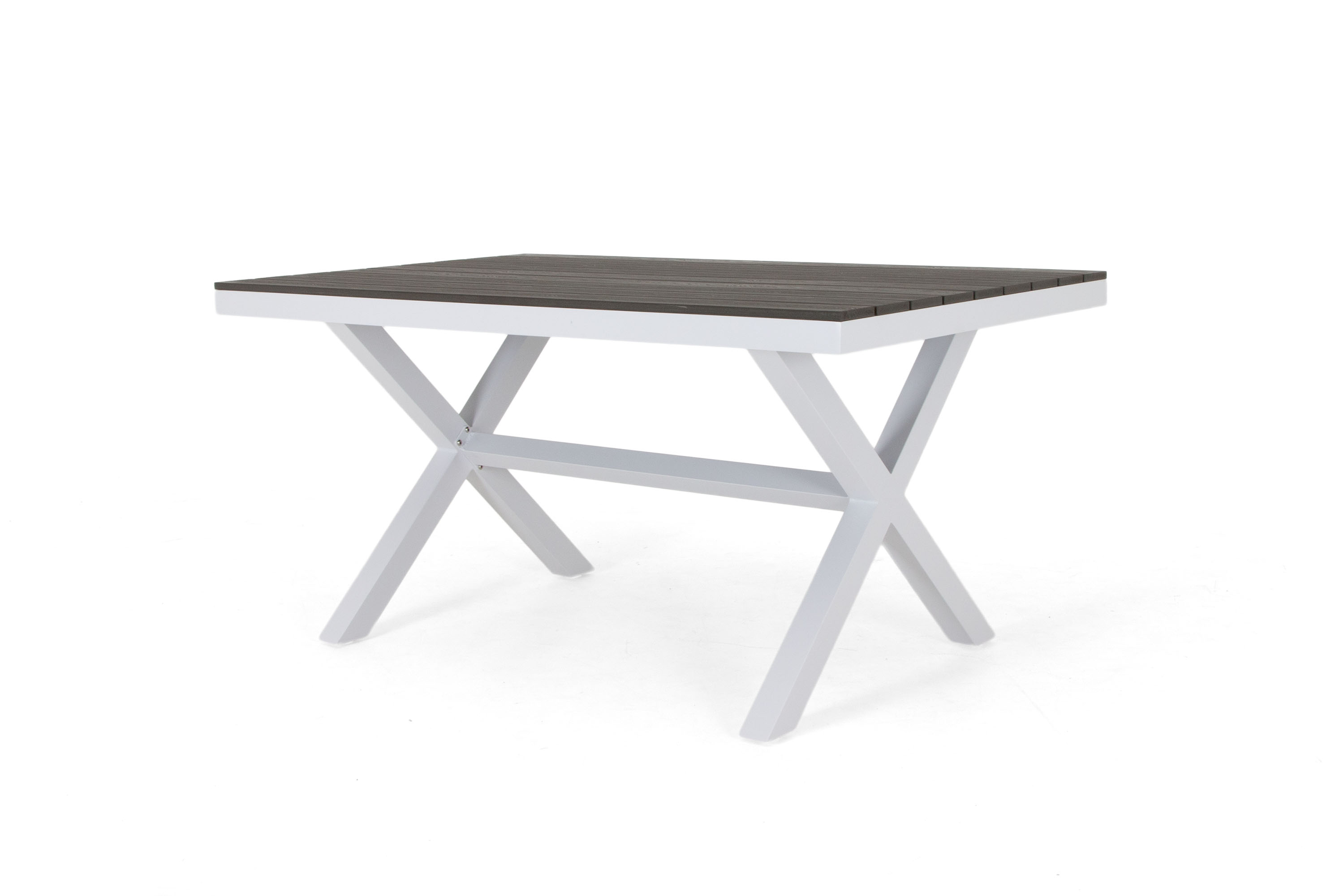 Selected Home Vegas spisebord Hvid med grå nonwood 150 x 90 cm