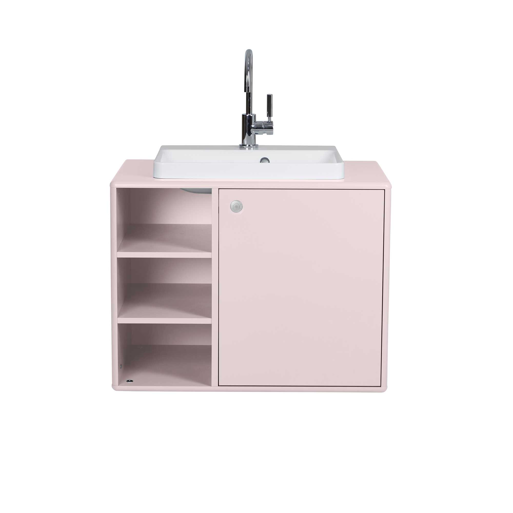 Tenzo Color Bath servantskap med vask Rose pink 80 x 50 x 62 cm