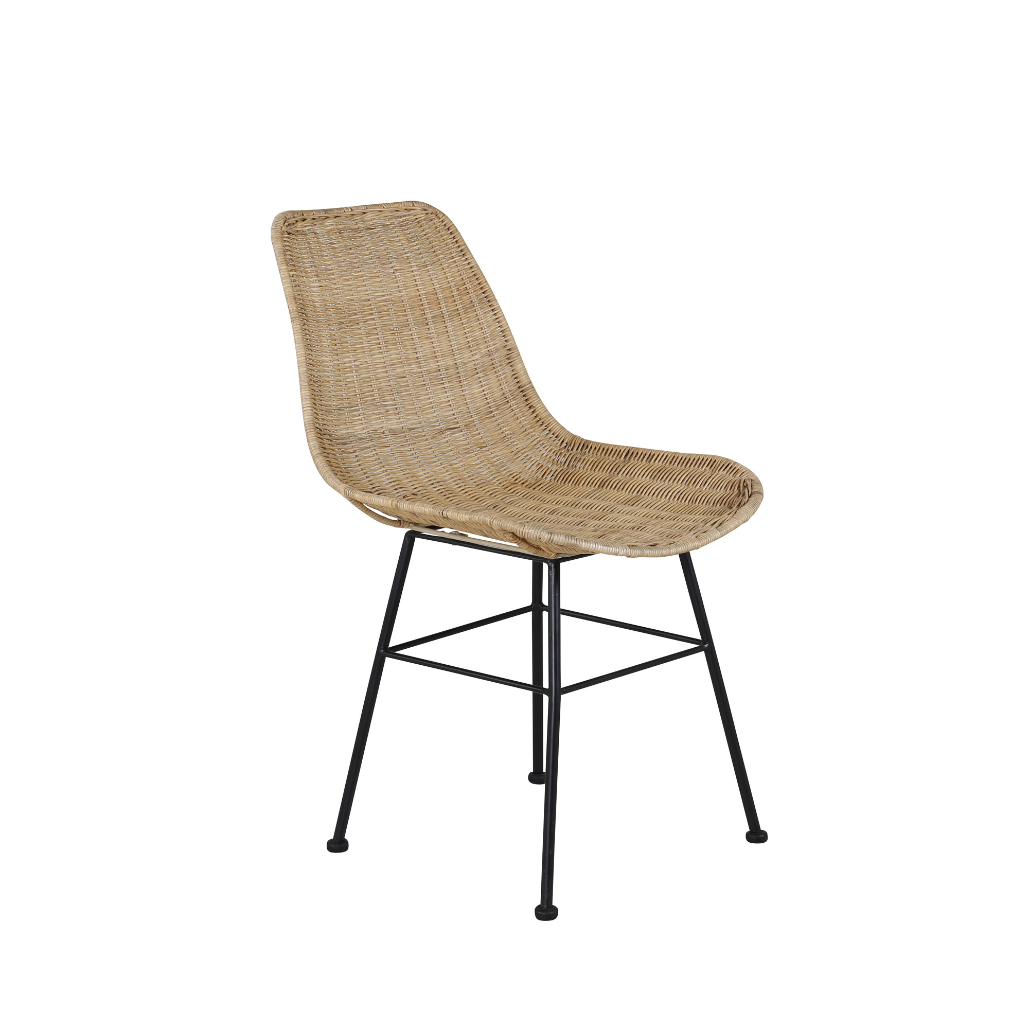 Venture Design Bali spise stol Natur Rotting/svart