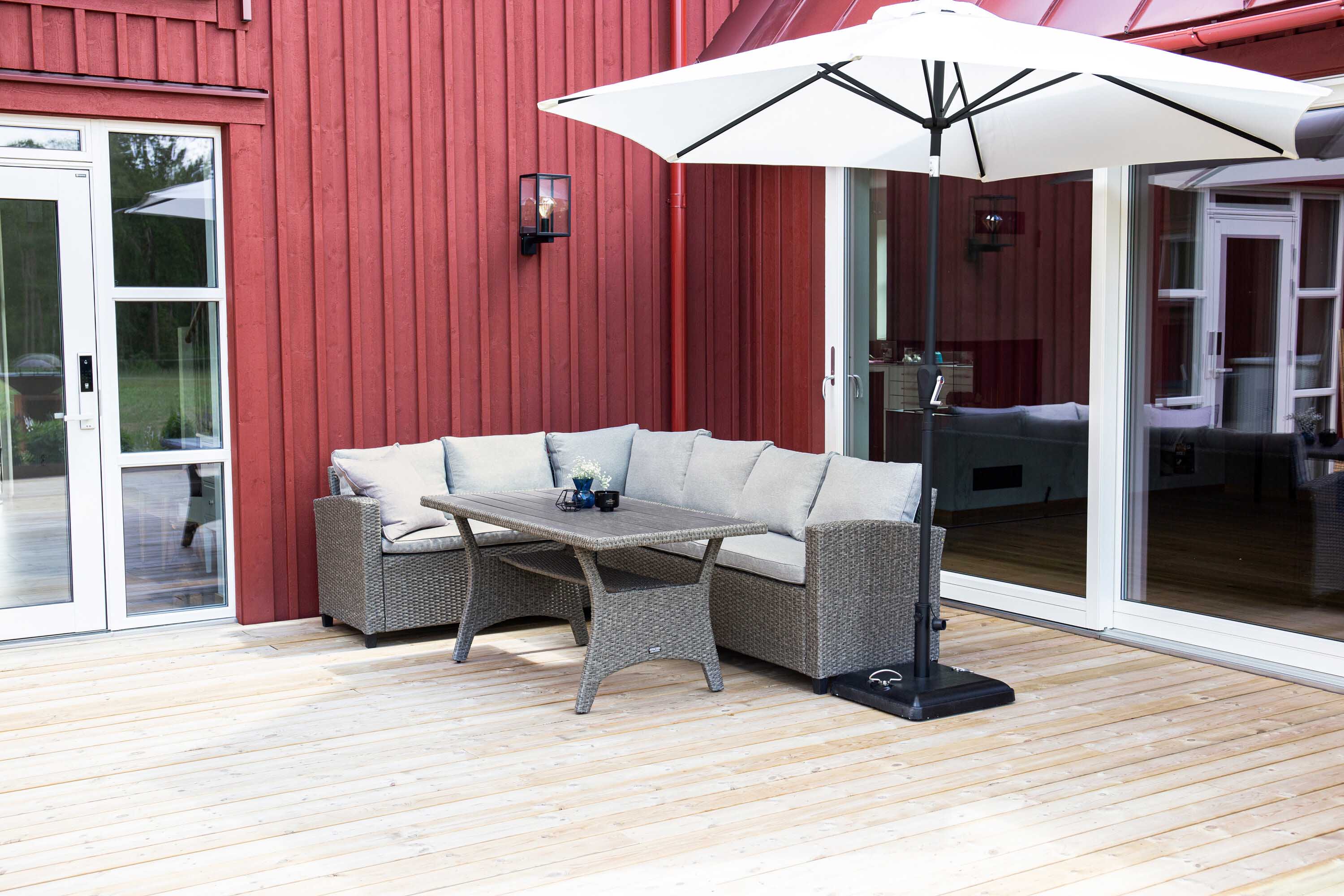 Venture Design Bentwood sofagruppe Grå med grå hynde 2st 3-personers ende & bord 145x75 cm