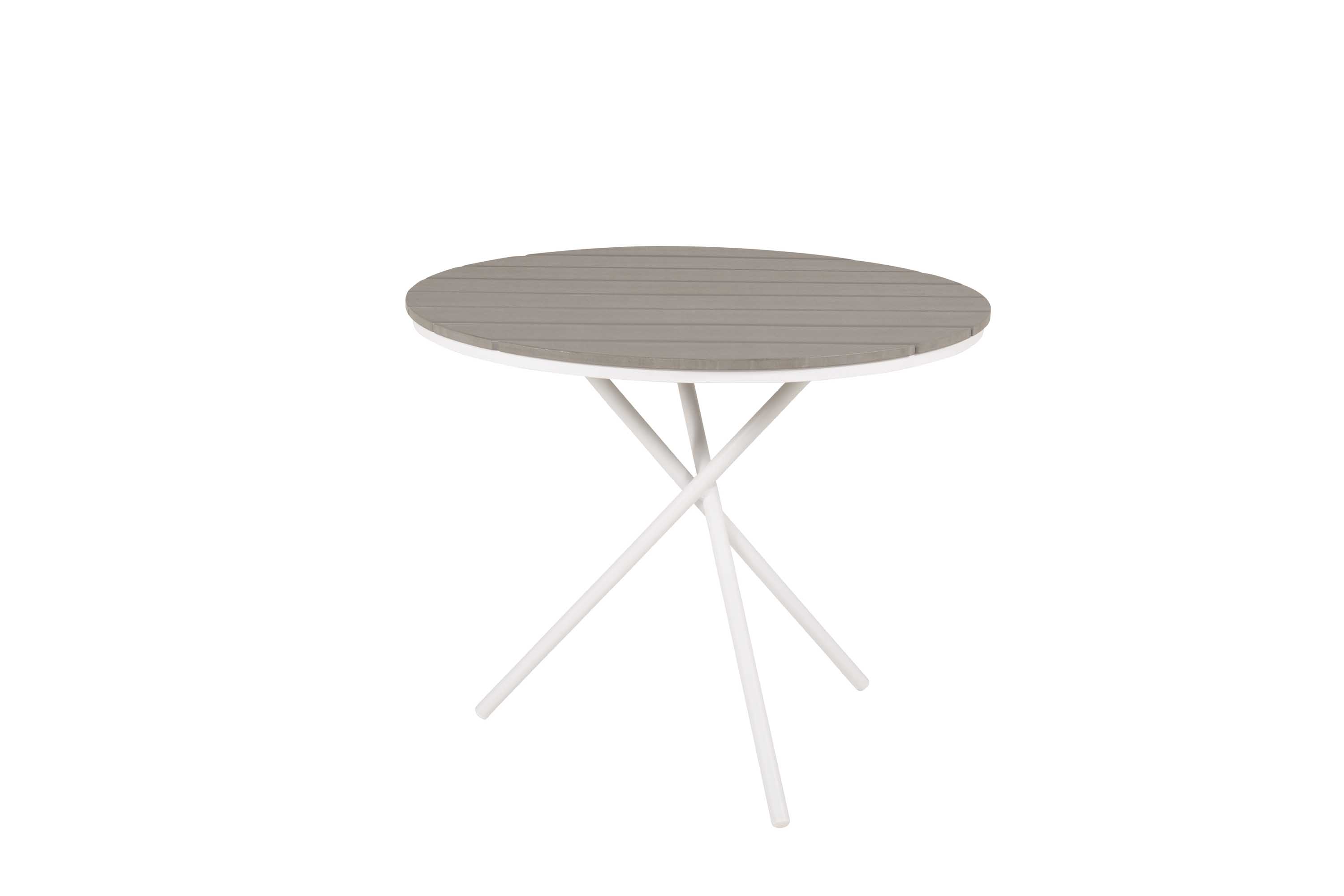 Venture Design Parma cafebord Hvid/grå 90 cm