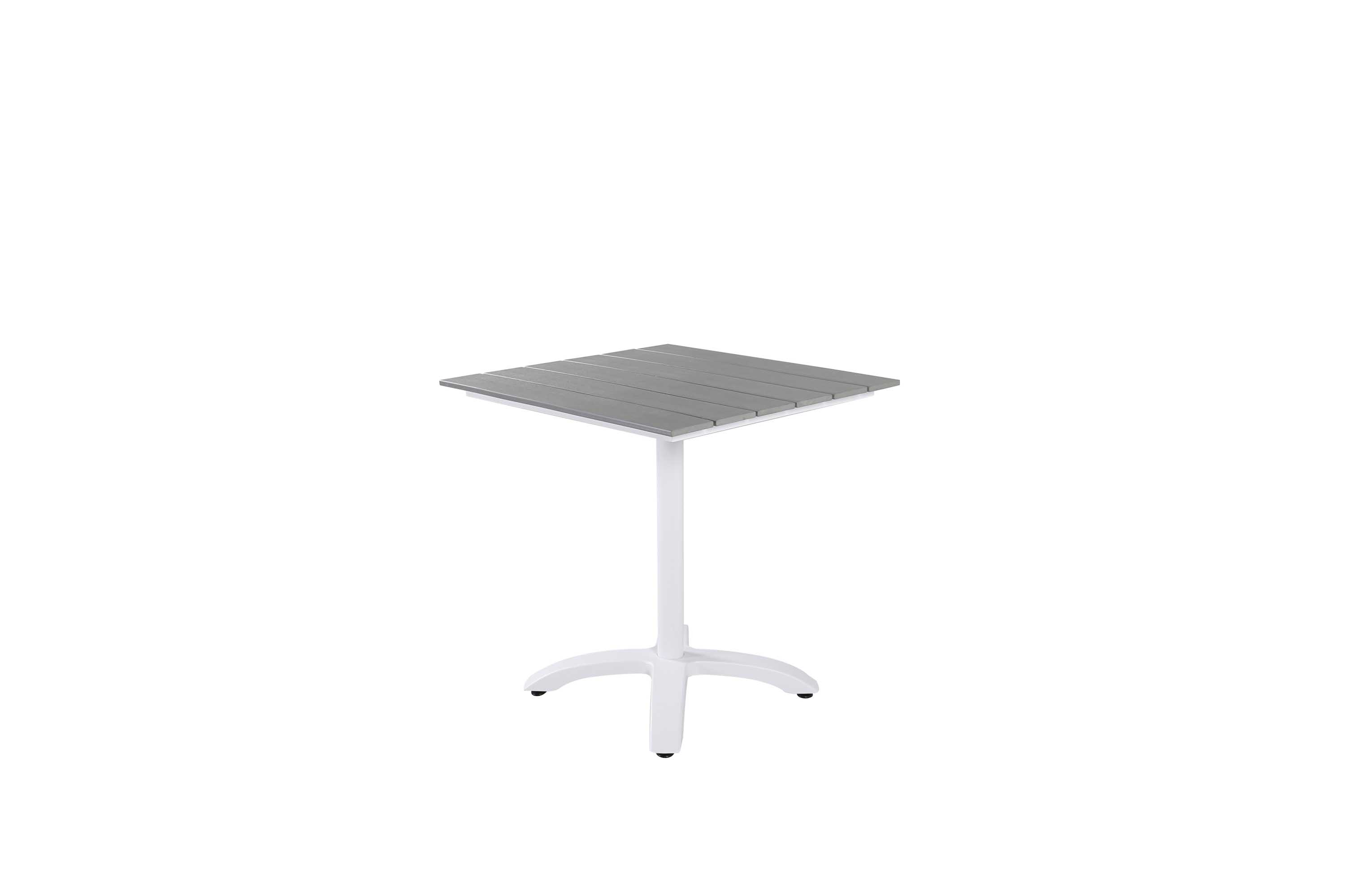 Venture Design Colorado cafebord Hvid/grå 70 x 70 cm
